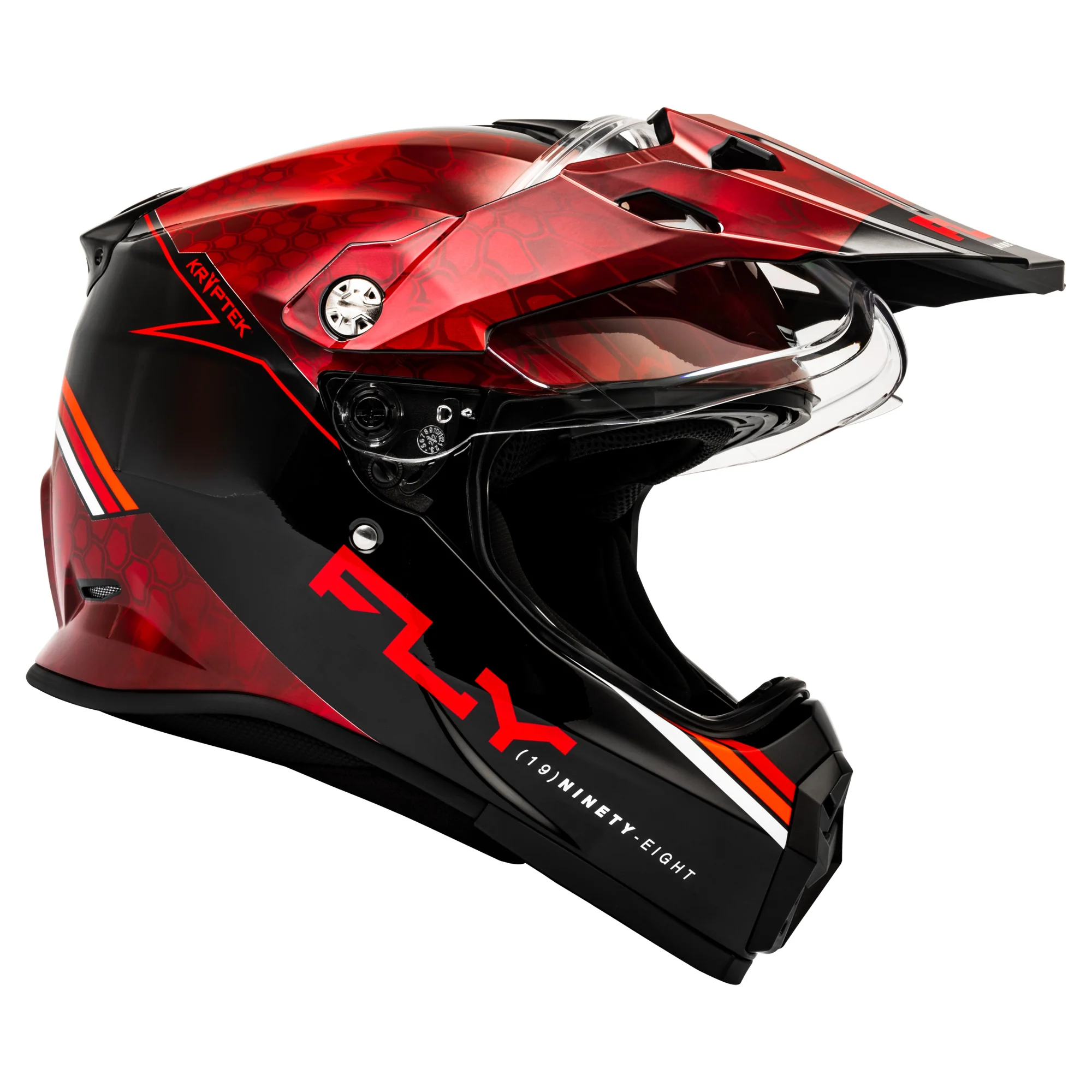 Fly Trekker Helmet Kryptek Conceal - Red / Black - Image 5