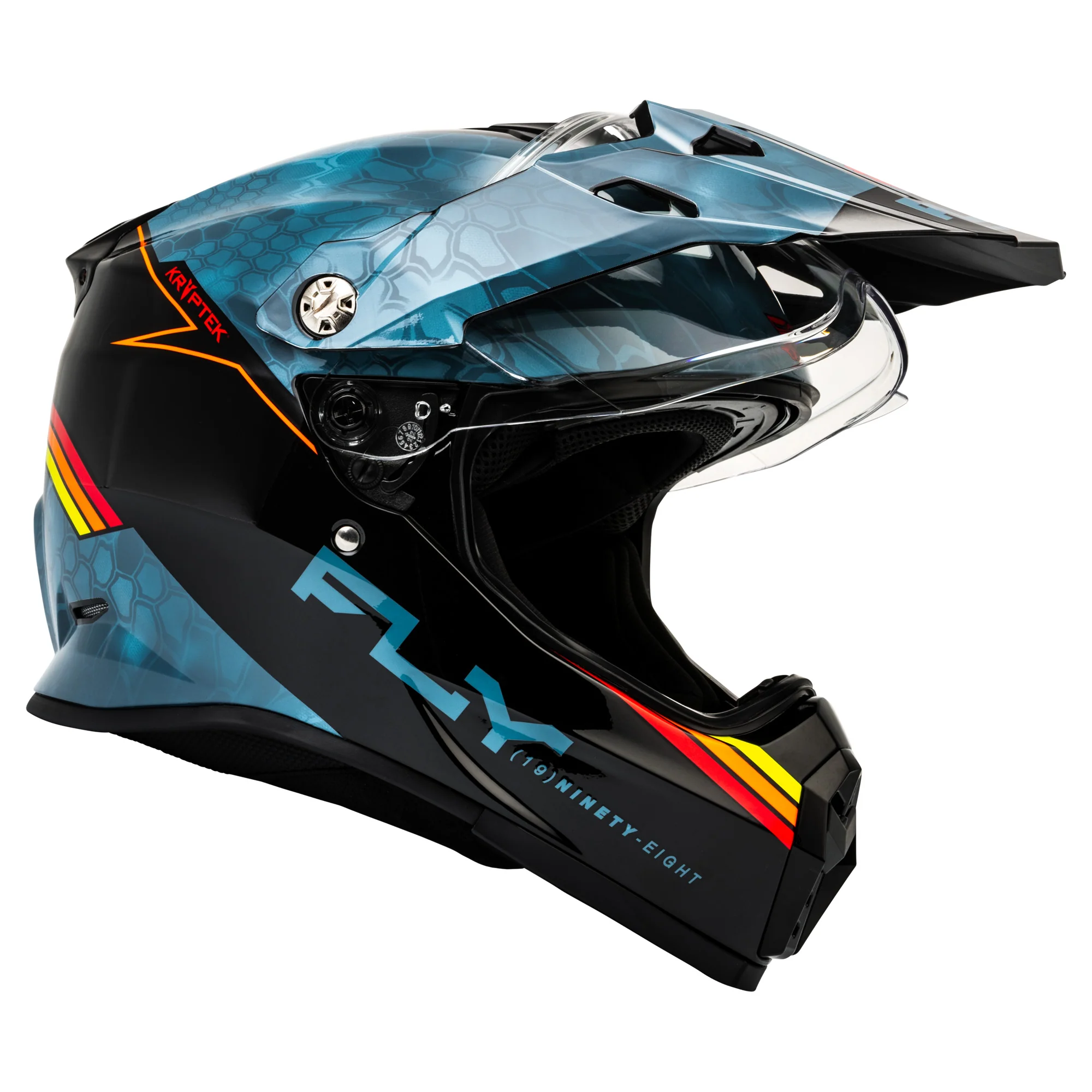 Fly Trekker Helmet Kryptek Conceal - Slate / Black / Red - Image 5