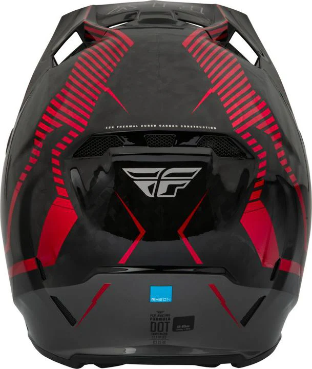 Fly Youth Formula Tracer Carbon Helmet - Red / Black - Image 2