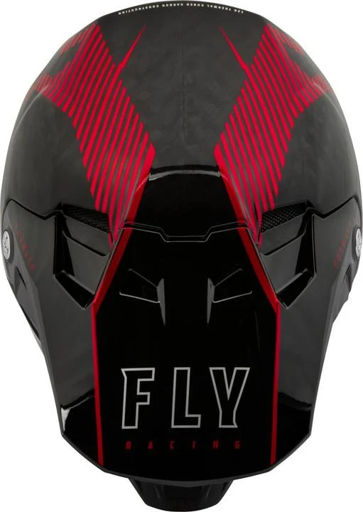 Fly Youth Formula Tracer Carbon Helmet - Red / Black - Image 3
