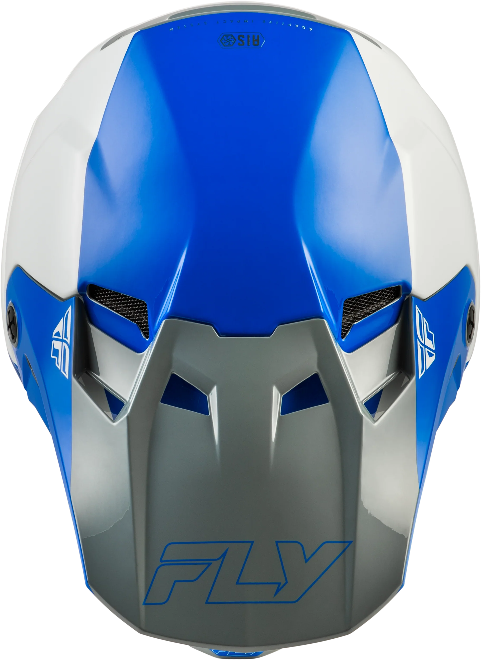 Fly Youth Large Formula CC Glide Helmet - Blue / Grey - Image 3