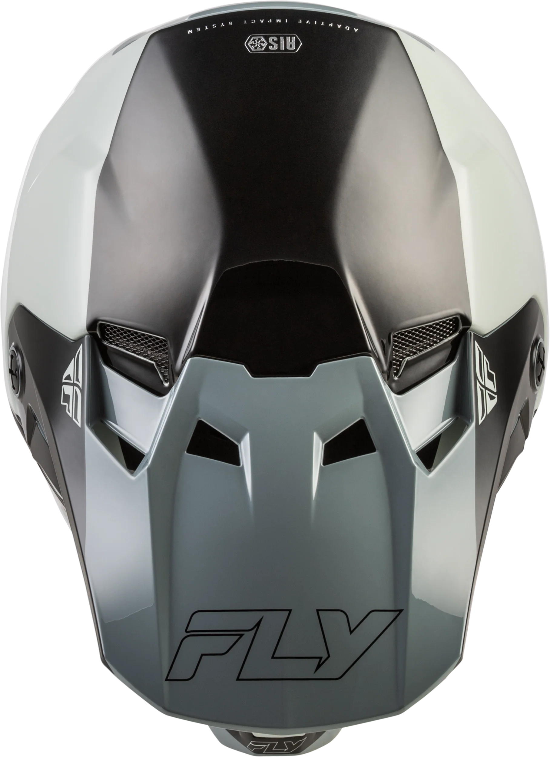 Fly Youth Large Formula CC Glide Helmet - Grey / Black - Image 3