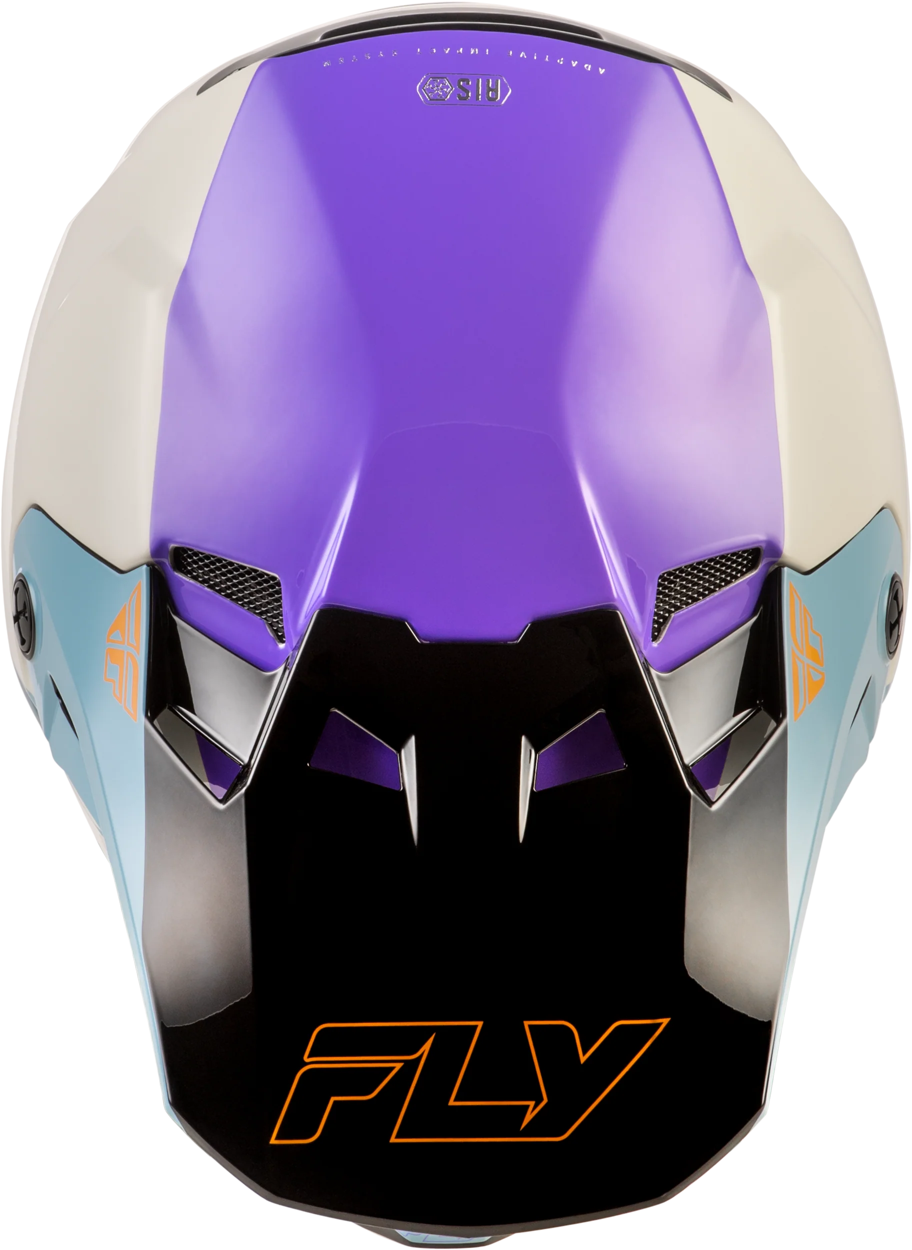 Fly Youth Large Formula CC Glide Helmet - Purple / Black - Image 3