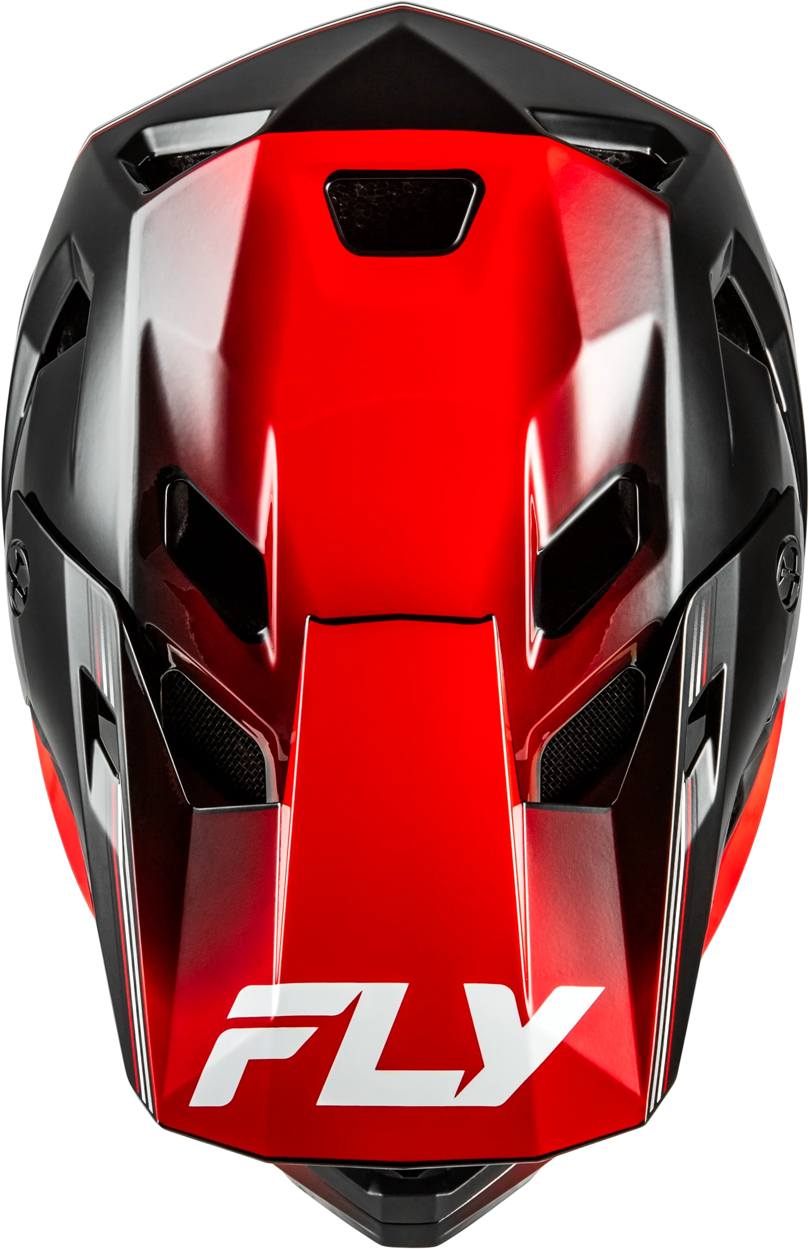 Fly Youth Rayce MTB Helmet - Black / Red - Image 3
