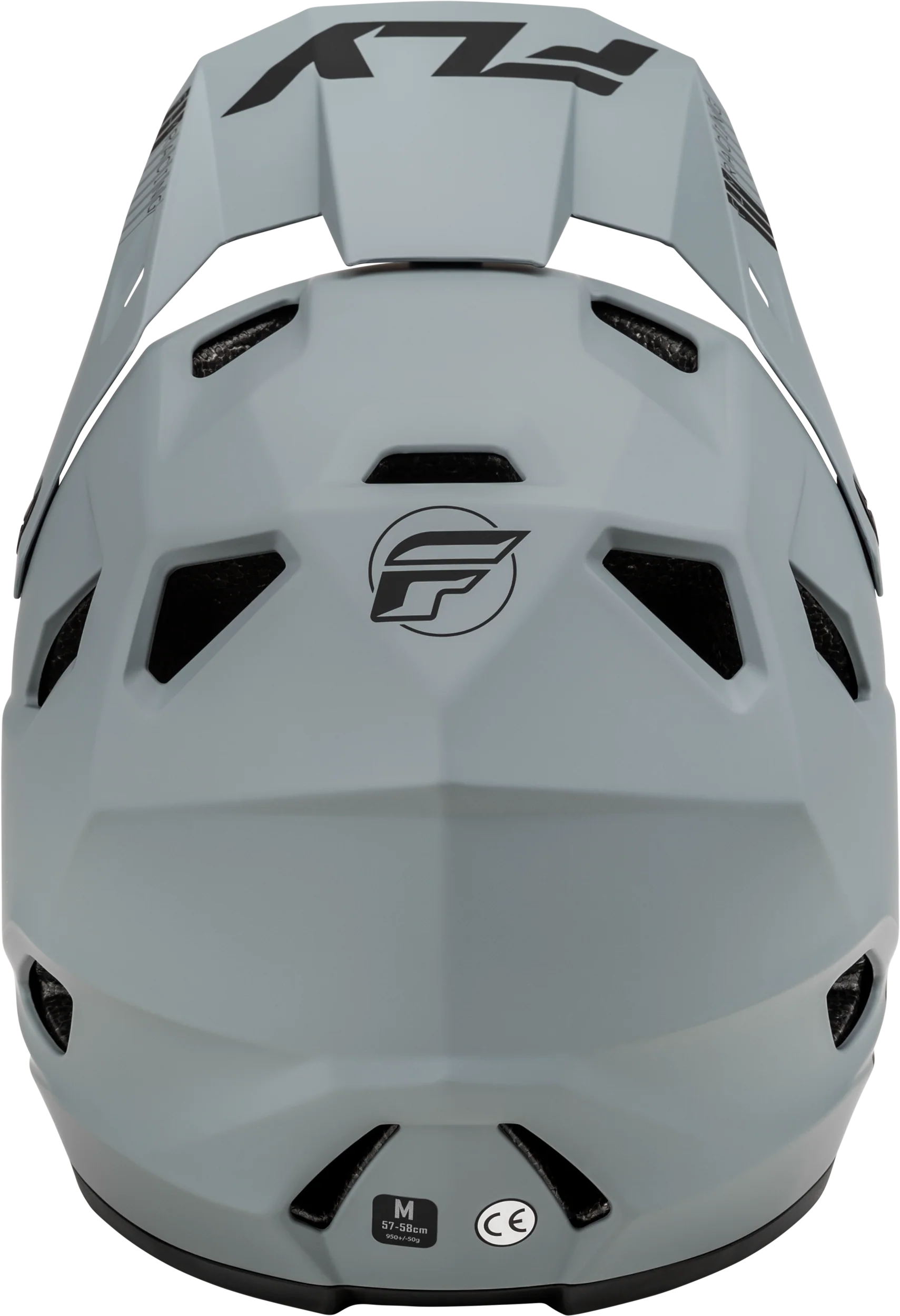 Fly Youth Rayce MTB Helmet - Grey - Image 2