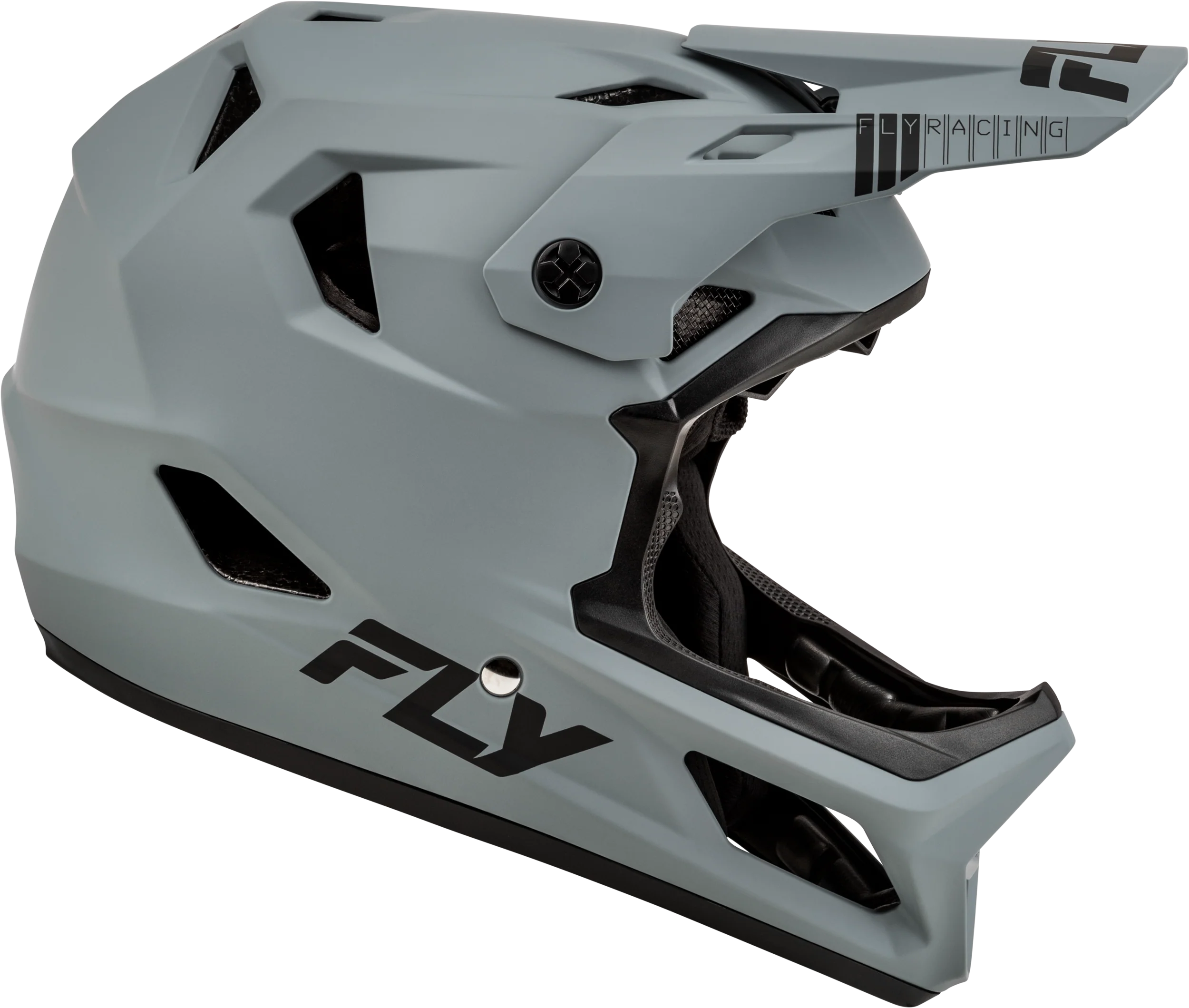 Fly Youth Rayce MTB Helmet - Grey - Image 4