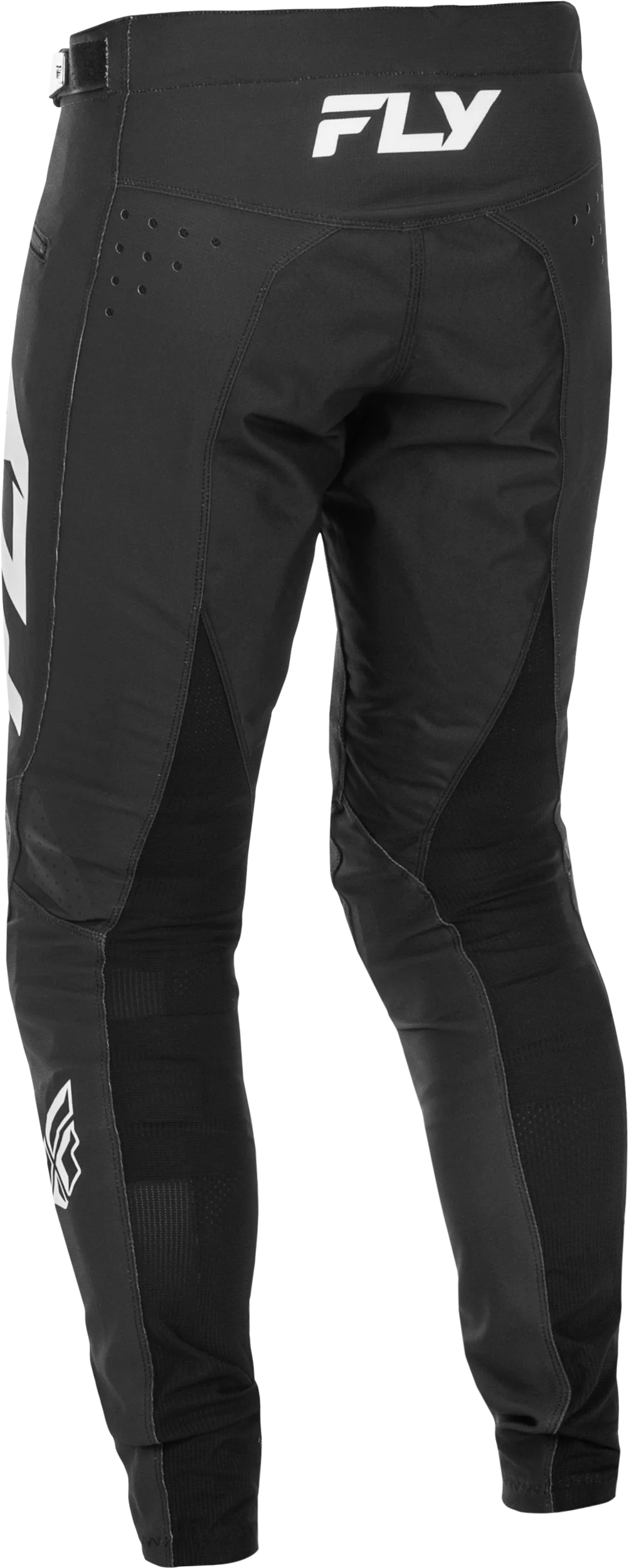 Fly Youth Rayce MTB Pants - Black / White - Image 2