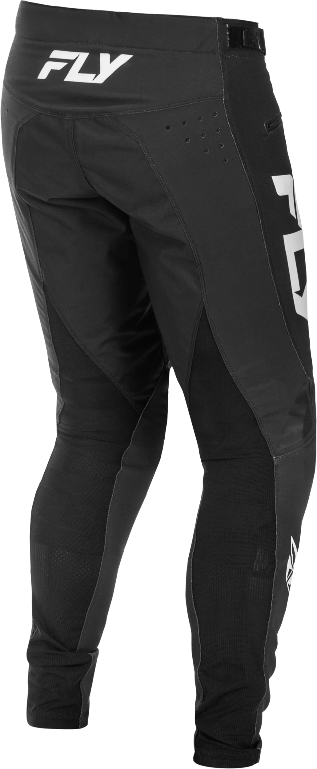 Fly Youth Rayce MTB Pants - Black / White - Image 3