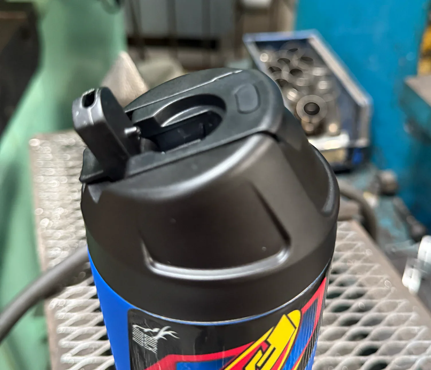 FMF Factory 4.1 Water Bottle - Blue - Image 3