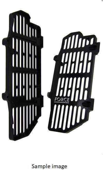 Force Black Radiator Guard - CRF450R 05  08