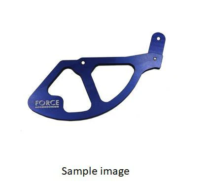 Force Blue Disc Guard Rear - Husqvarna All Models 1417