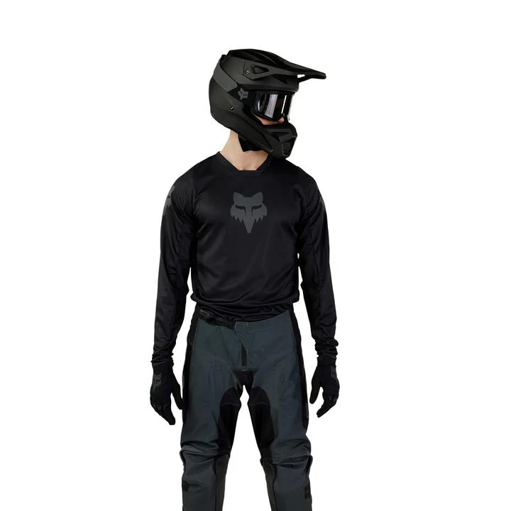 Fox MX26 180 Blackout Jersey - Black - Image 2