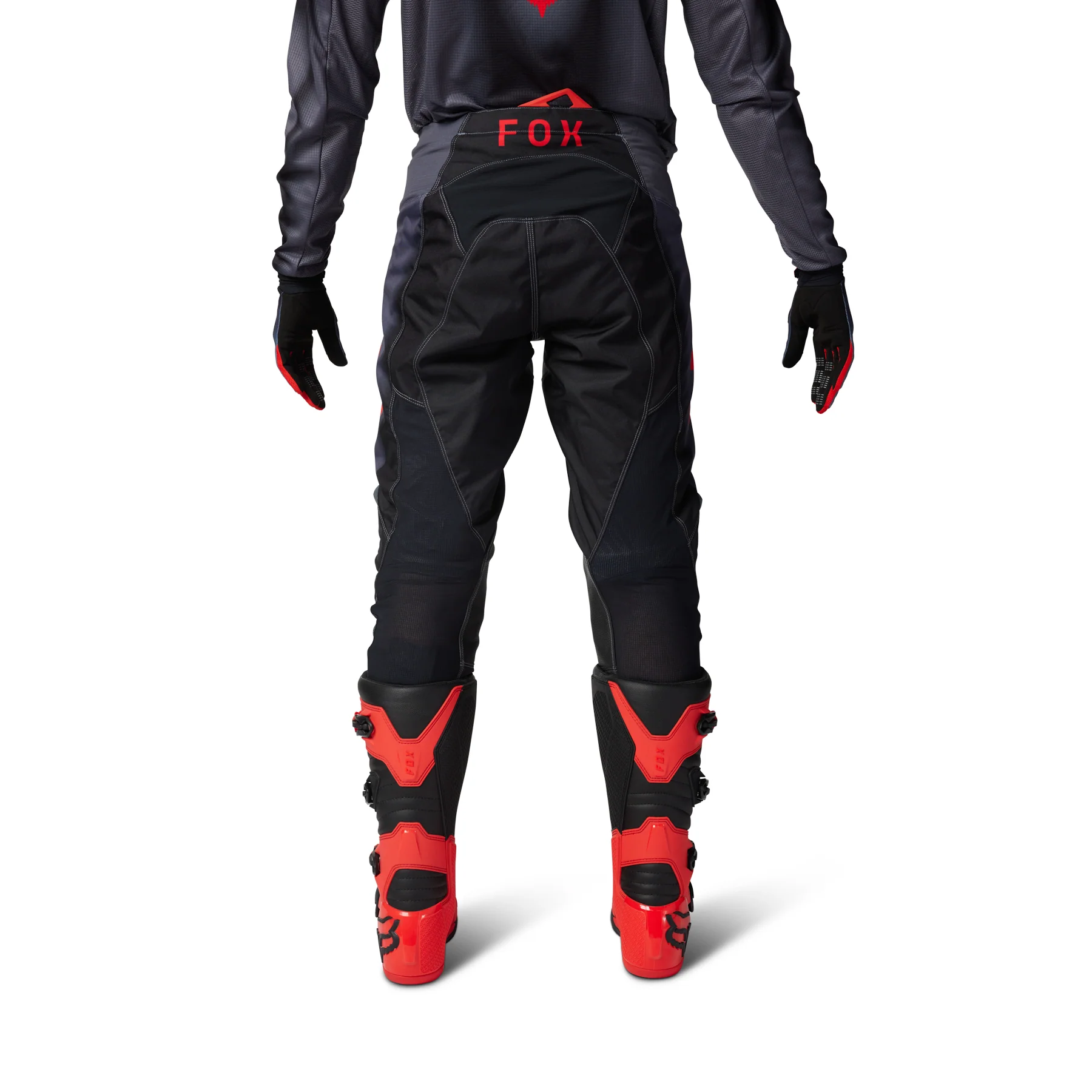 Fox 180 Interfere Pants Grey Red - Image 4