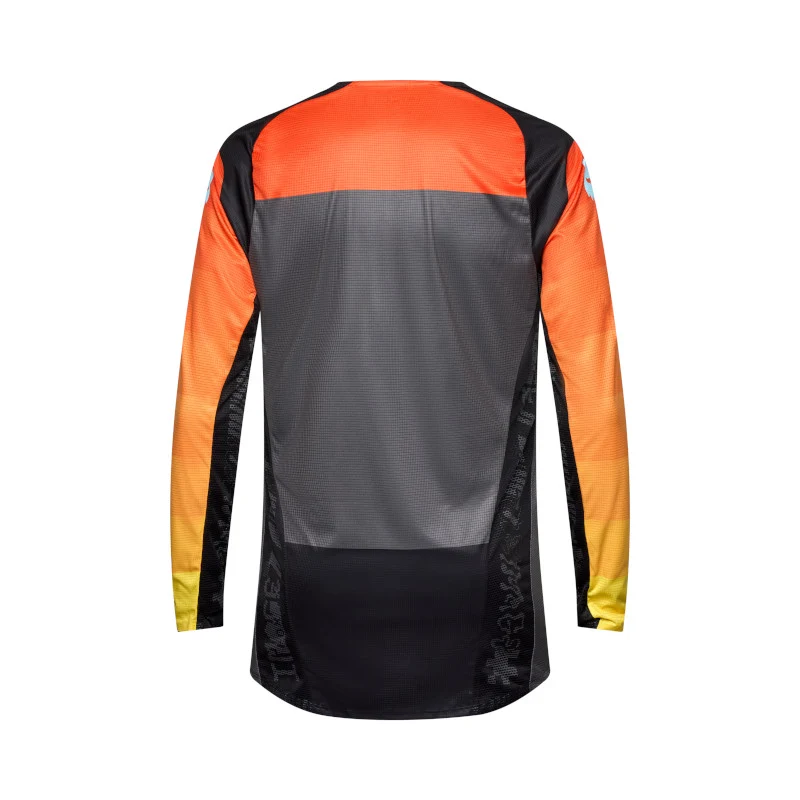Fox MX25.5 Flexair Grid Jersey - Black Orange - Image 2
