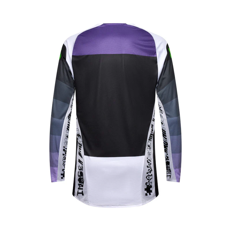 Fox MX25.5 Flexair Grid Jersey - Black Purple - Image 2