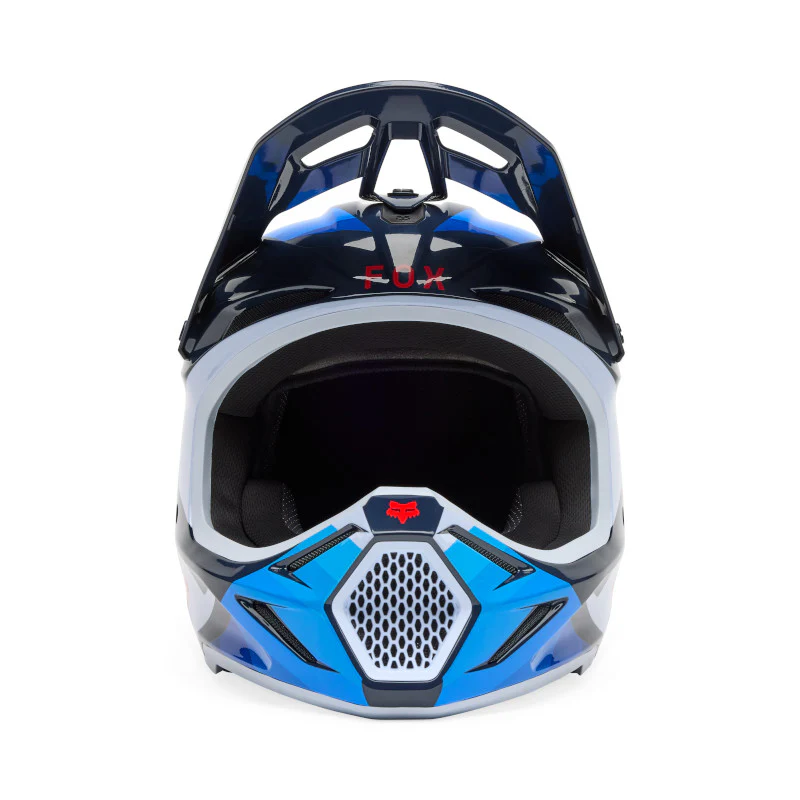 Fox MX25.5 V3 Fade Helmet - White Blue - Image 3