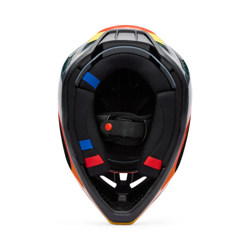 Fox MX25.5 V3 RS Grid Helmet - Black / Orange - Image 5