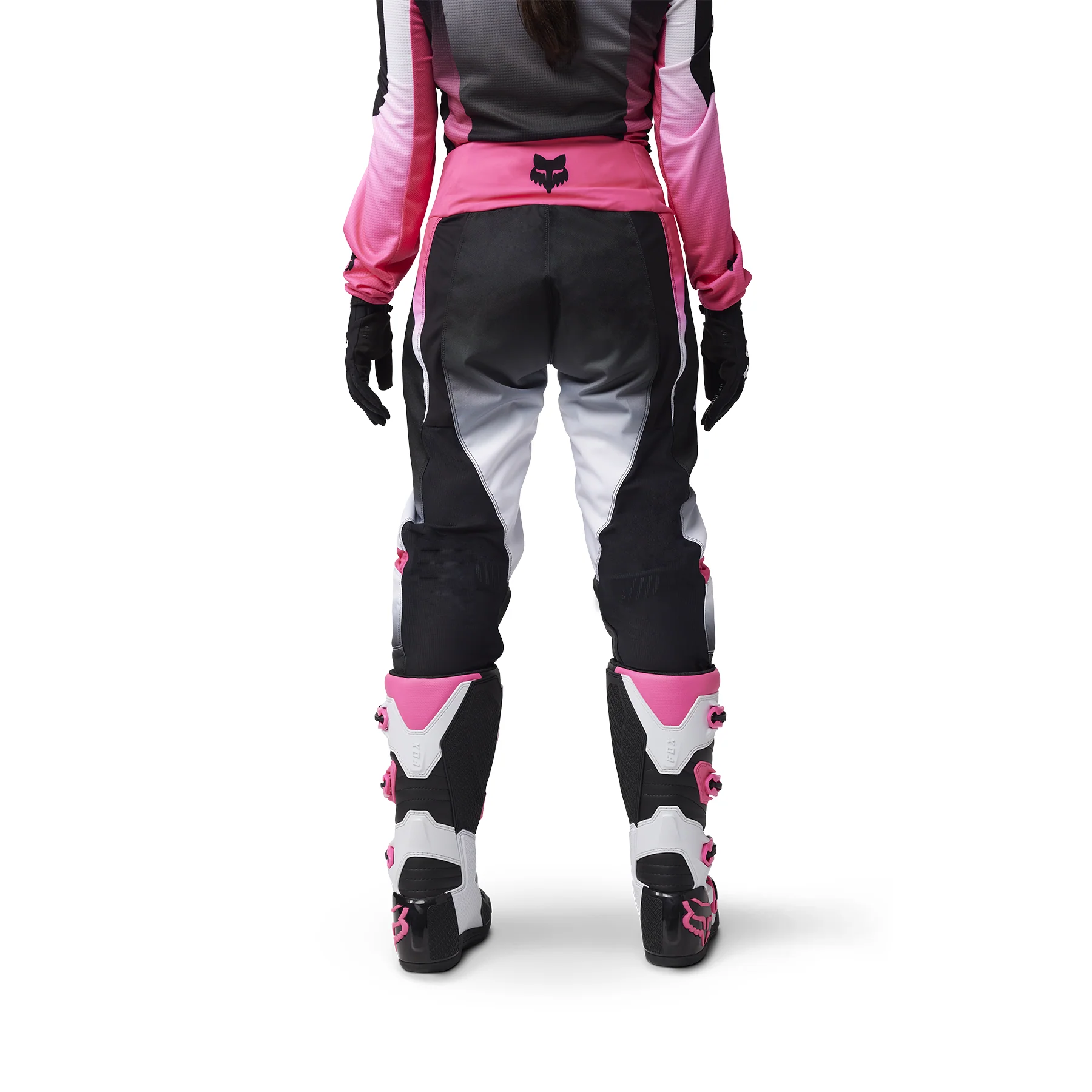 Fox MX25 Women's 180 Lean Pants - Black Pink - Image 4