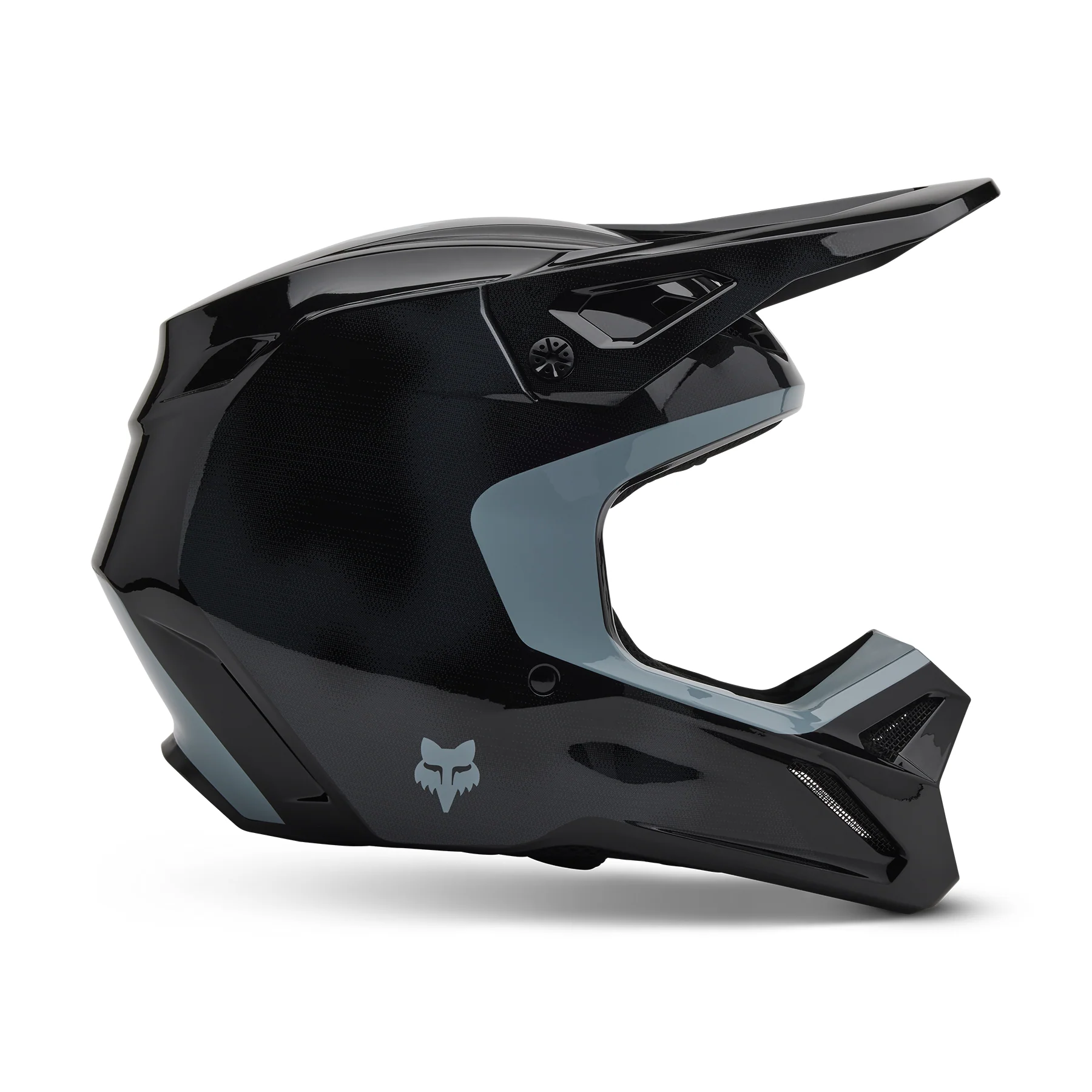 Fox MX25 Youth V1 Taunt Helmet - Black