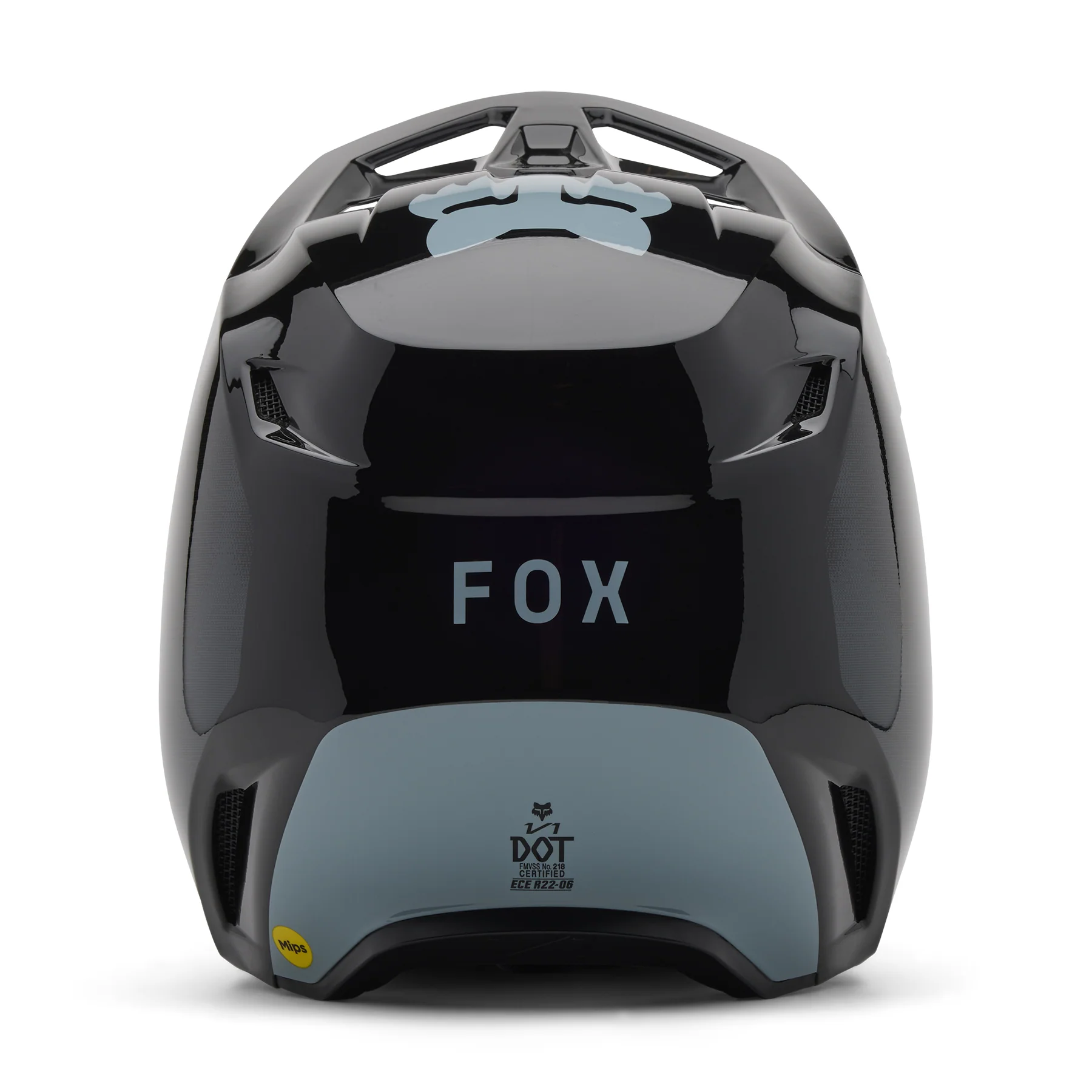 Fox MX25 Youth V1 Taunt Helmet - Black - Image 5