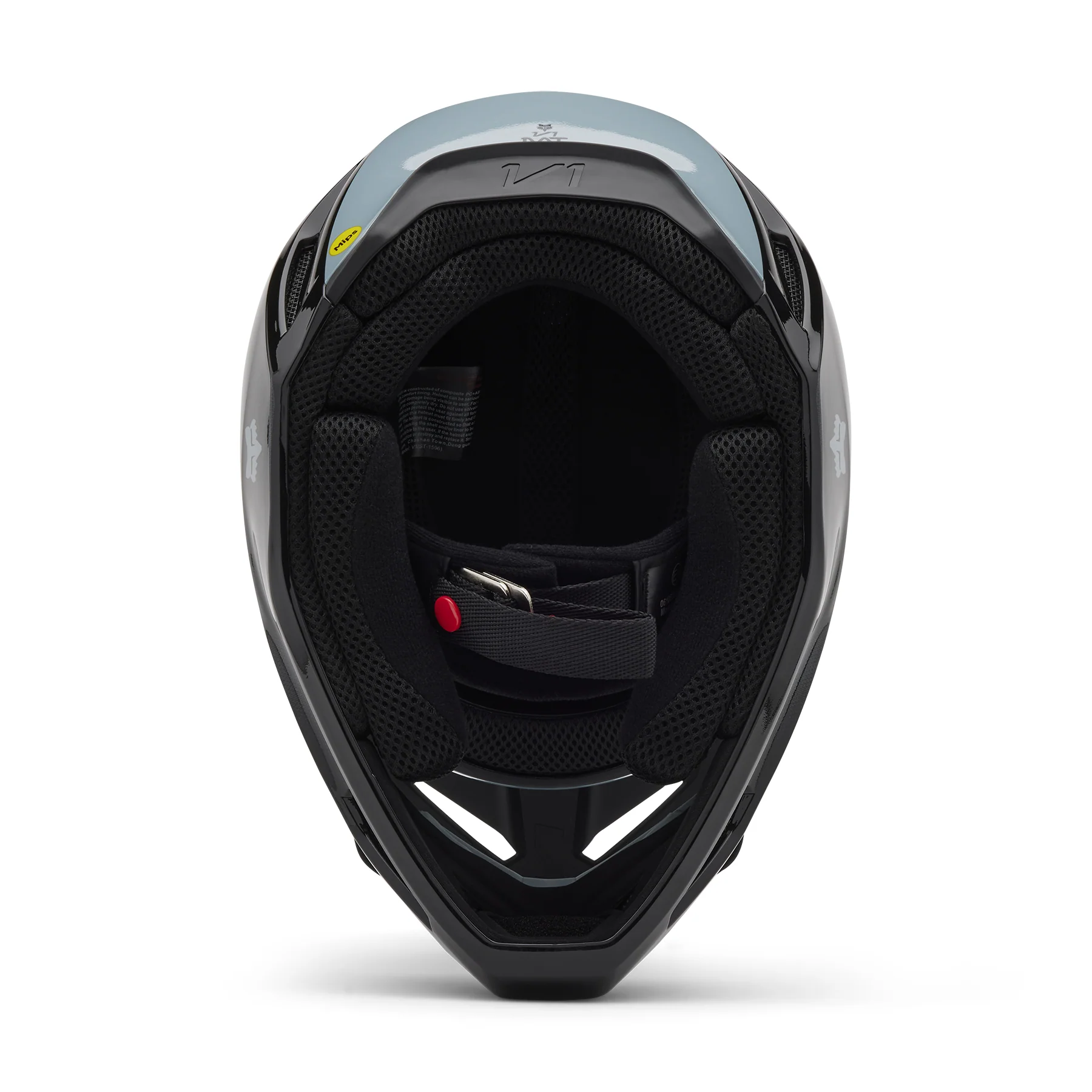 Fox MX25 Youth V1 Taunt Helmet - Black - Image 6