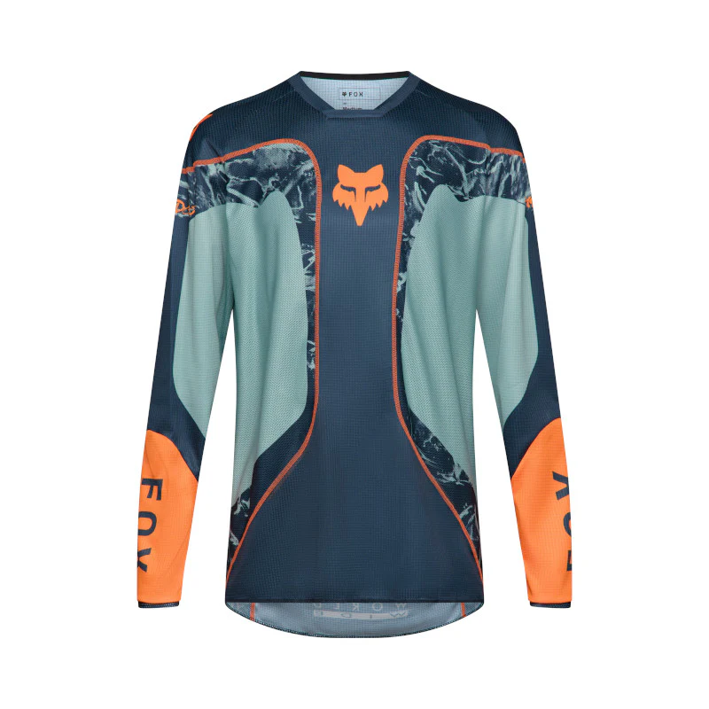 Fox MX26 180 Image Print Jersey - Blue / Orange