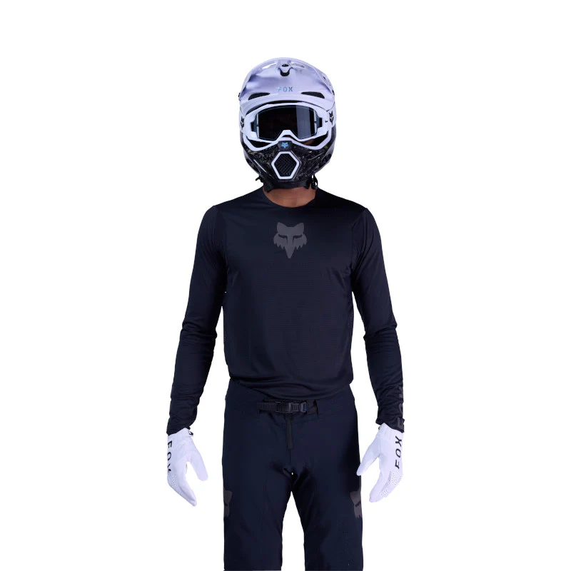 Fox MX27 Flexair Blackout Jersey - Black - Image 3