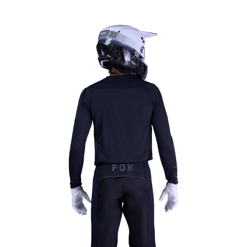 Fox MX27 Flexair Blackout Jersey - Black - Image 4