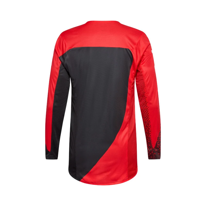 Fox MX26 Flexair Fracture Jersey - Fluro Red - Image 2