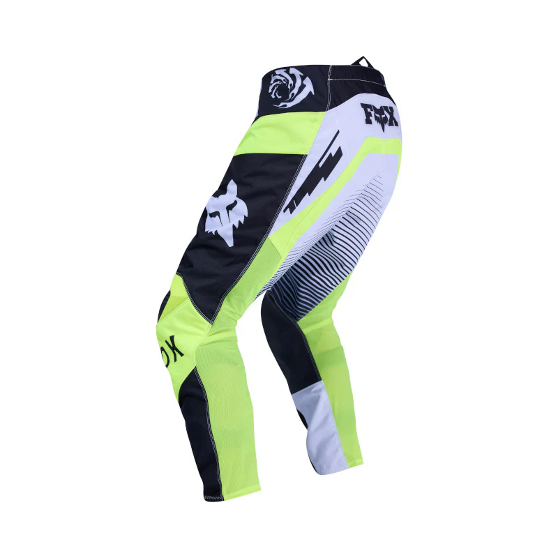 Fox MX26 Youth 180 Collect Pants - Grey / Yellow - Image 2