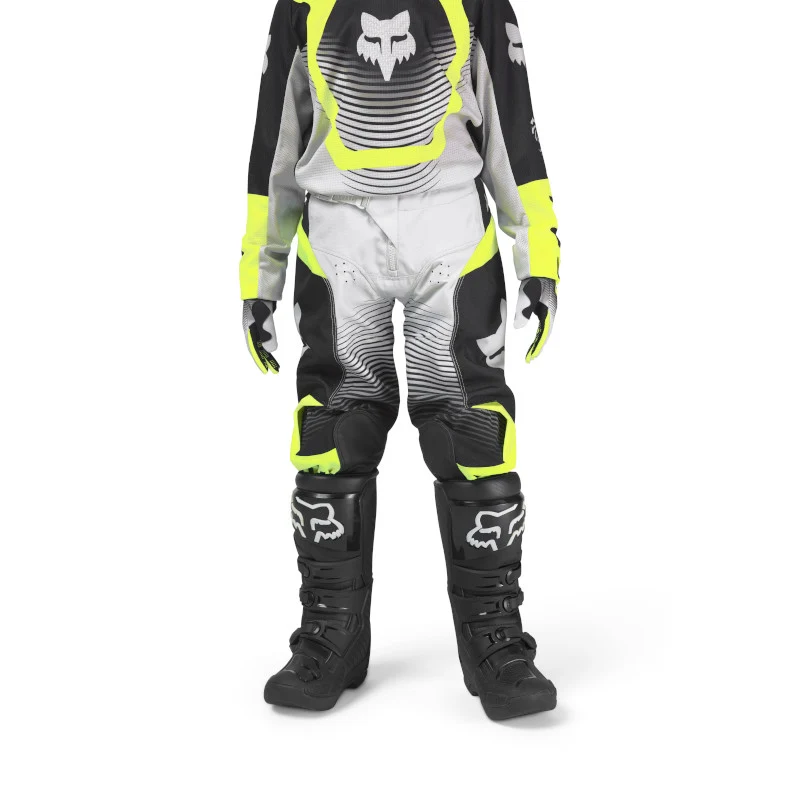 Fox MX26 Youth 180 Collect Pants - Grey / Yellow - Image 3