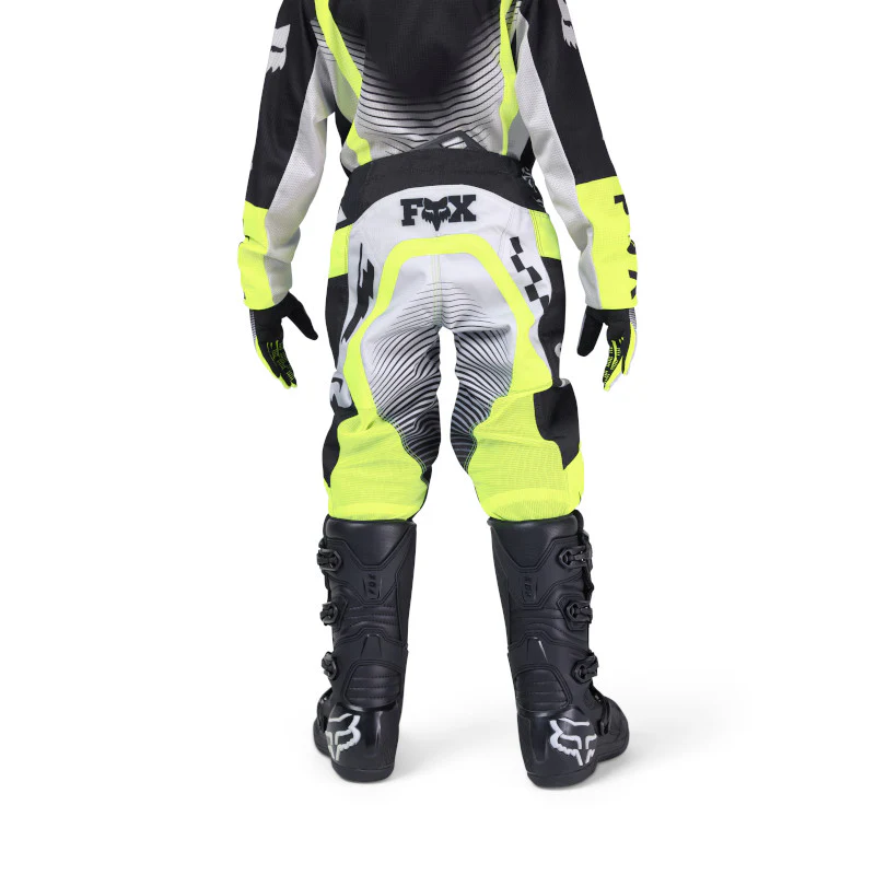 Fox MX26 Youth 180 Collect Pants - Grey / Yellow - Image 4