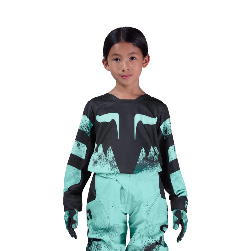 Fox MX26 Youth 180 Kairos Jersey - Turquoise - Image 3