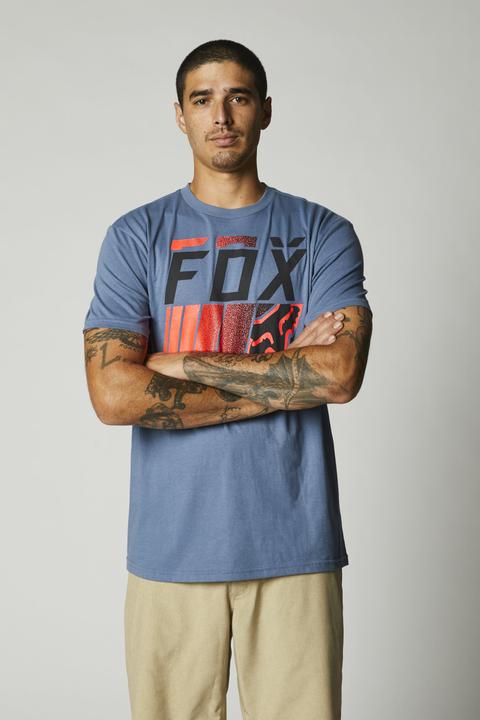 Fox Overspray Ss Tee Blue - Image 3