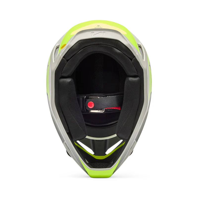 Fox V1 Collect Helmet - Grey / Yellow - Image 6