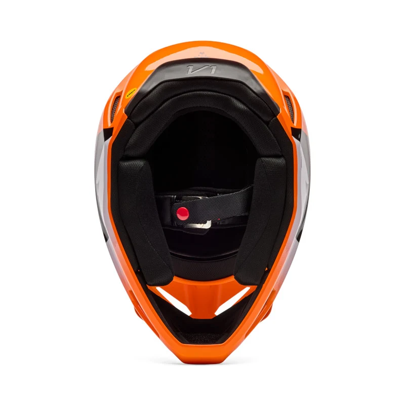 Fox V1 Shield Helmet - Fluro Orange - Image 6