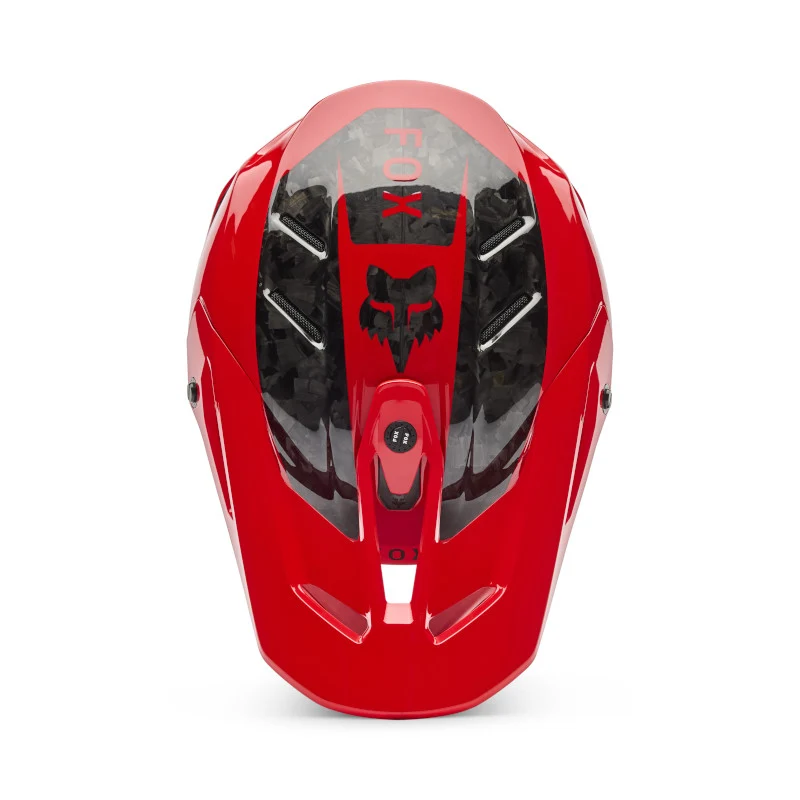 Fox V3 RS Fracture Helmet - Fluro Red - Image 4