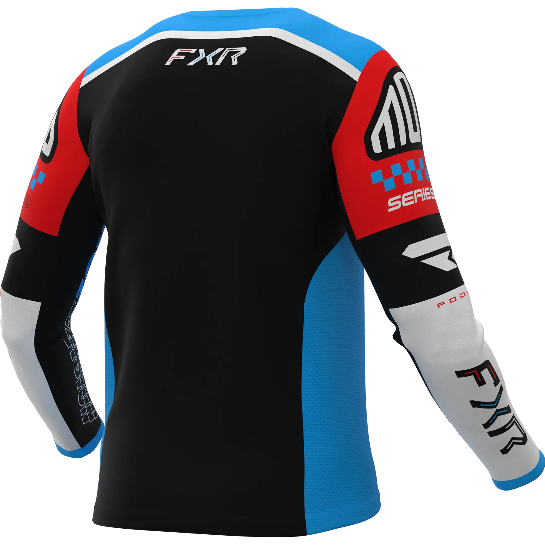 FXR 26.5 Podium Gladiator Jersey - Cyan / Black - Image 2