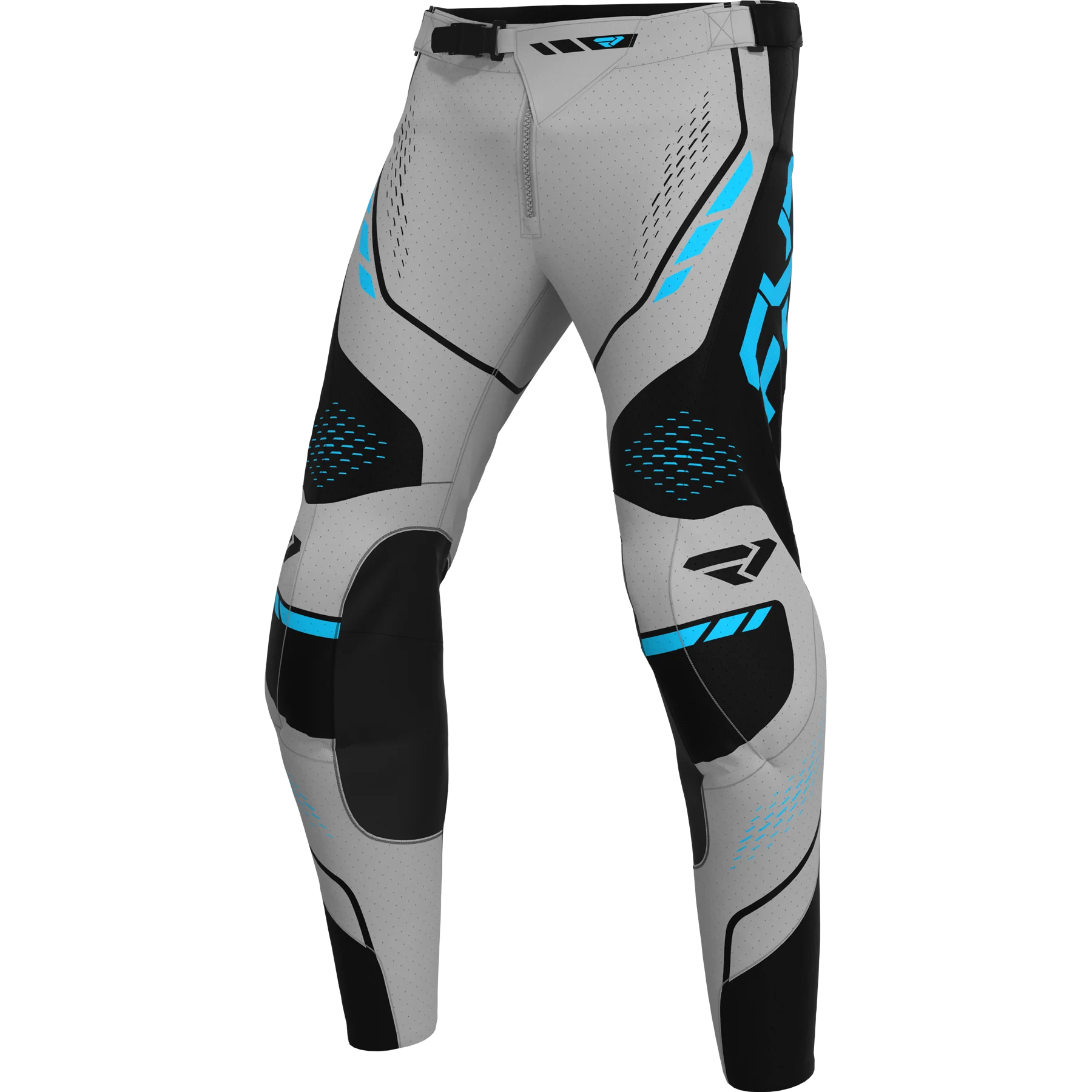 FXR 26.5 Vapor Air Platinum Jersey & Pants - Grey / Black - Image 5
