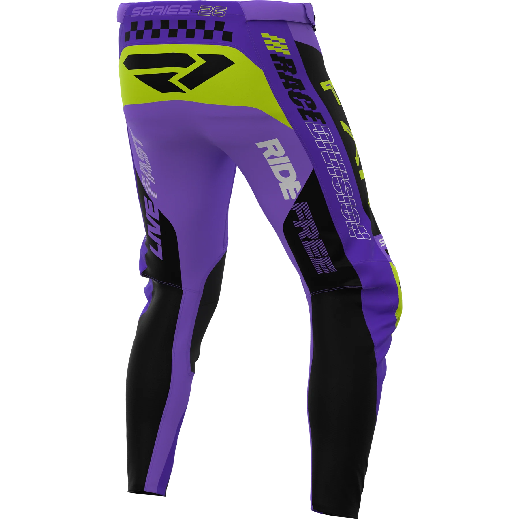 FXR 26.5 Youth Podium Gladiator Pants - Purple / Black - Image 2