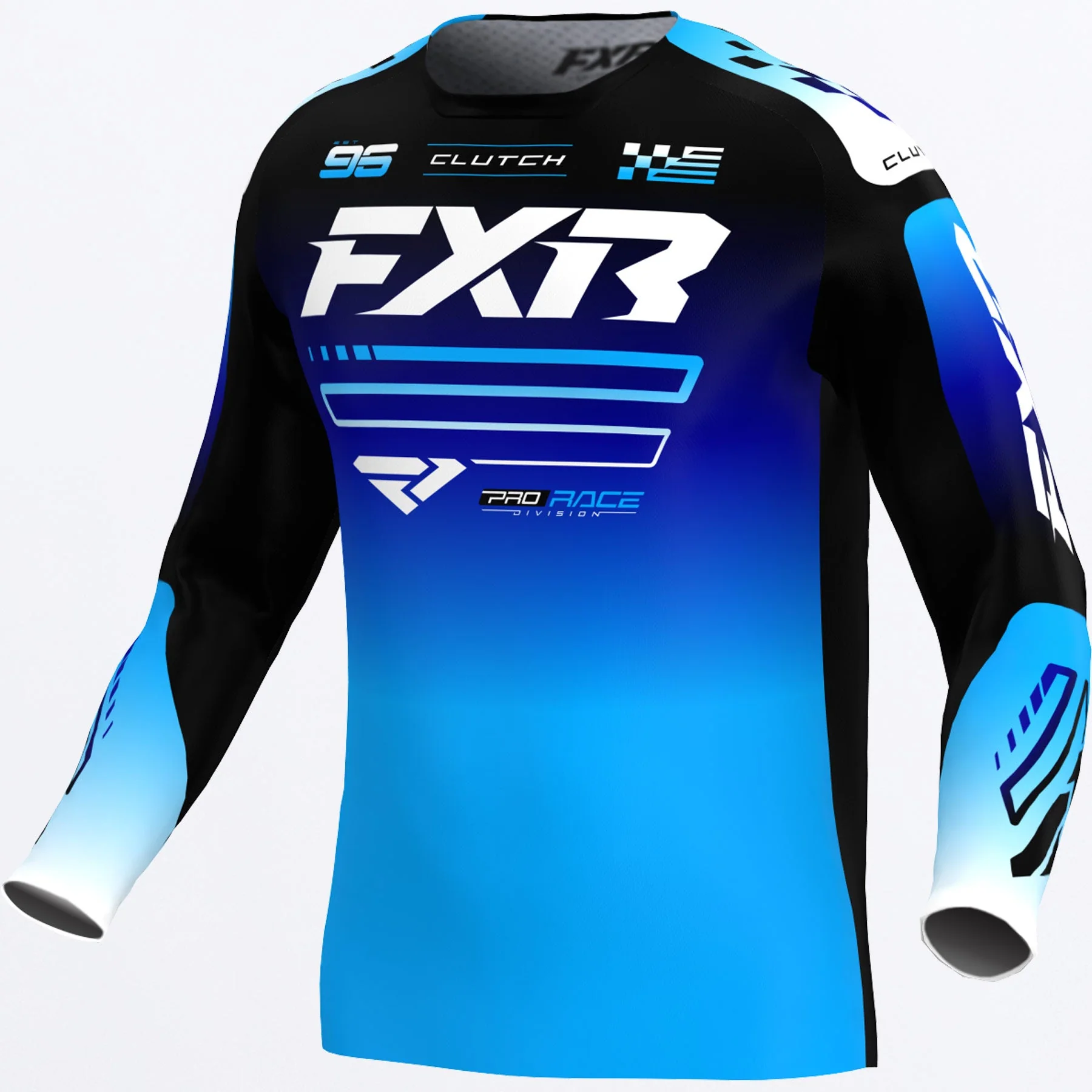 FXR MX26 Clutch Jersey - Blue / Black / White
