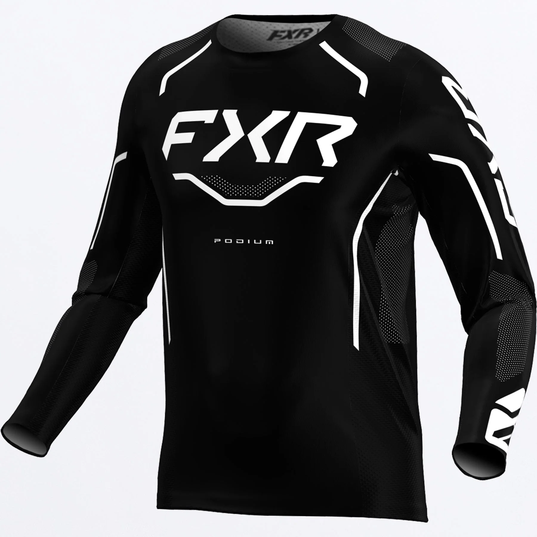 FXR MX26 Podium Relay Jersey - Black / White