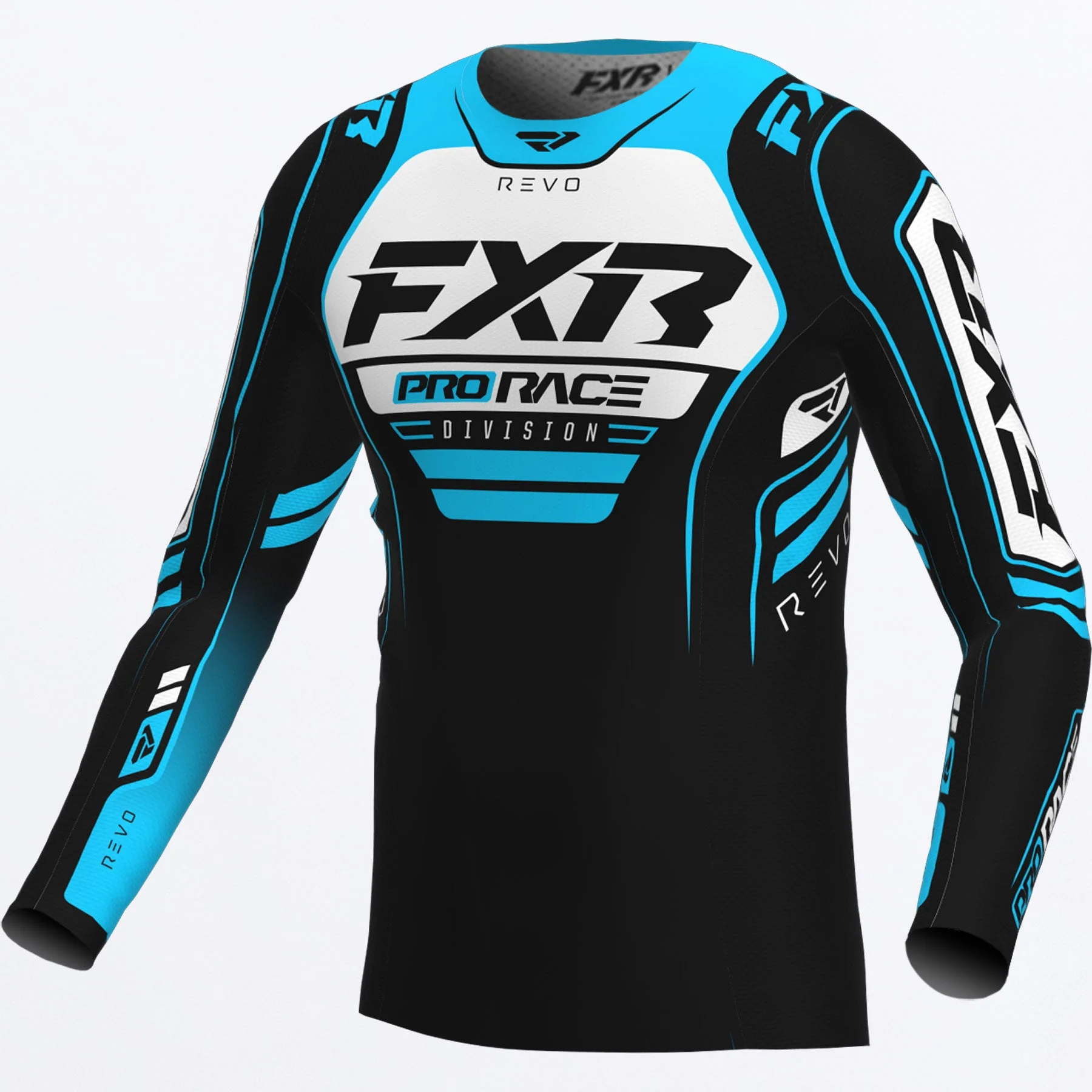 FXR MX26 Revo Alpha Jersey & Pants - Black / Blue / White - Image 3
