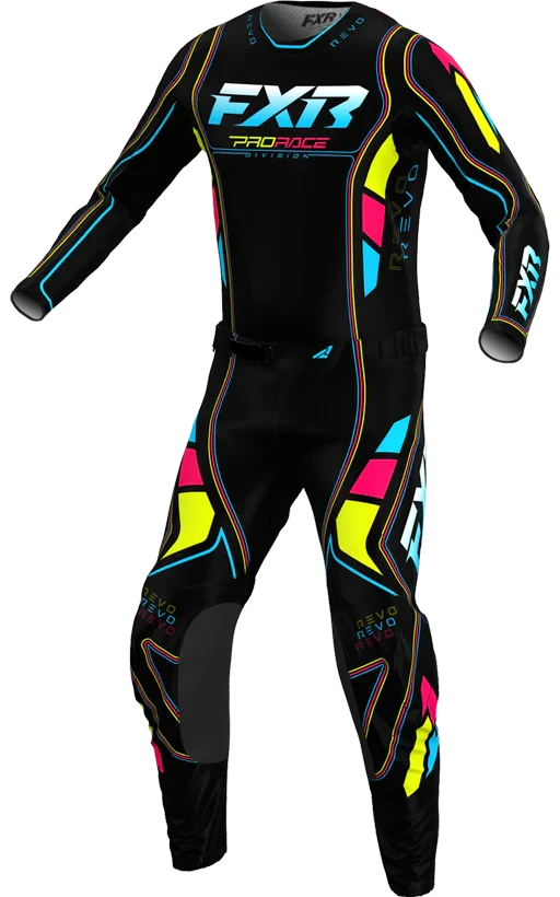 FXR MX26 Revo Velocity Jersey & Pants - Black / Multi