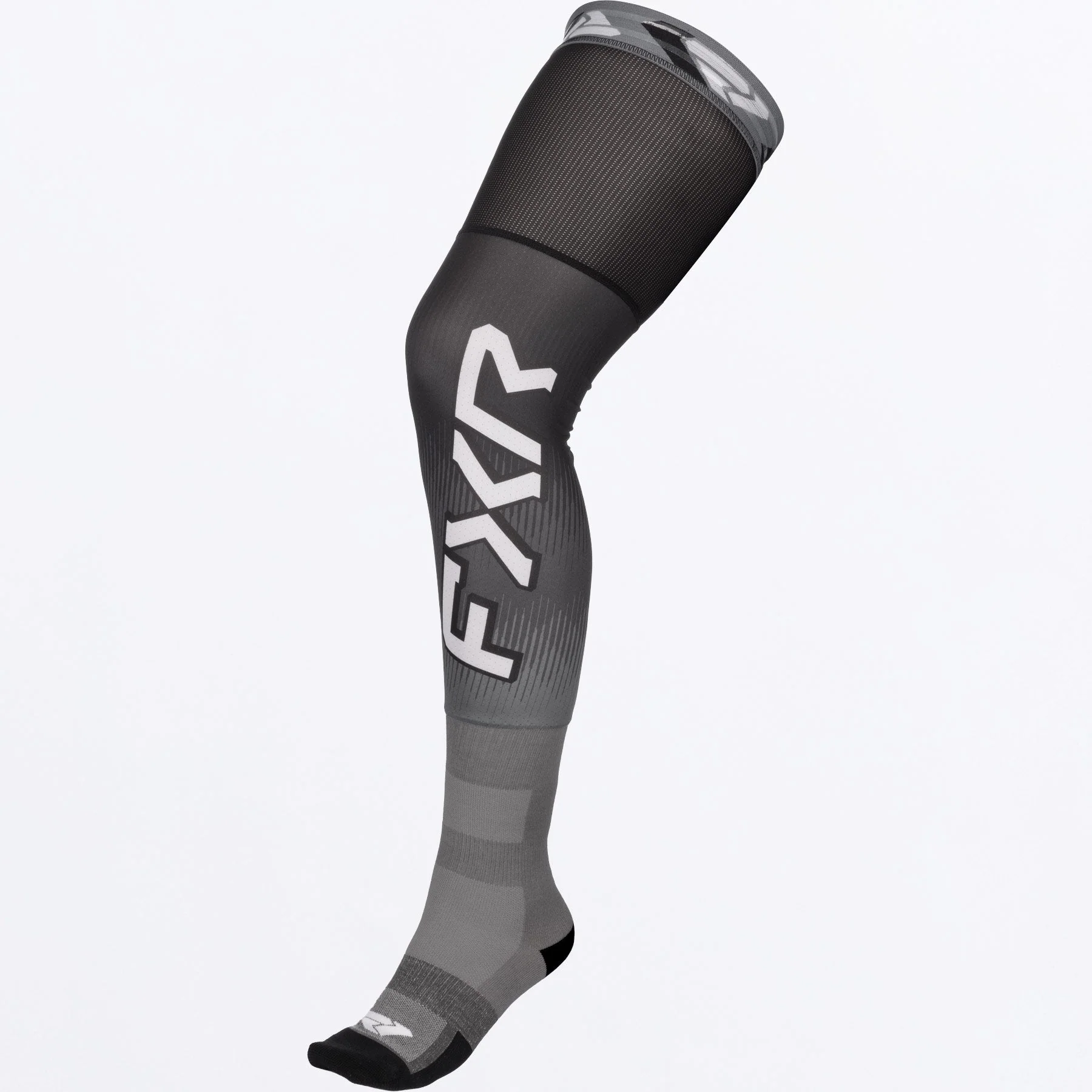 FXR MX26 Riding Socks - Black / White