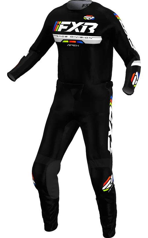 FXR MX26 Youth Apex Jersey & Pants - Black