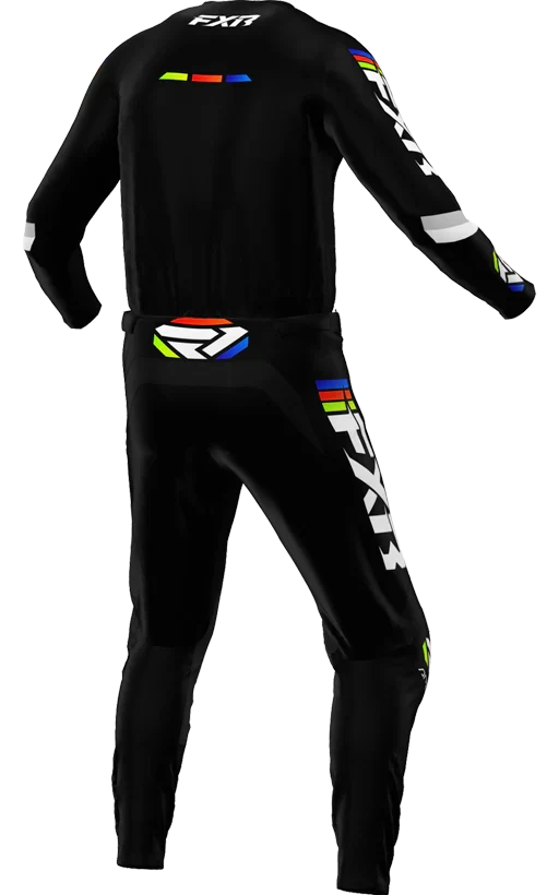 FXR MX26 Youth Apex Jersey & Pants - Black - Image 2