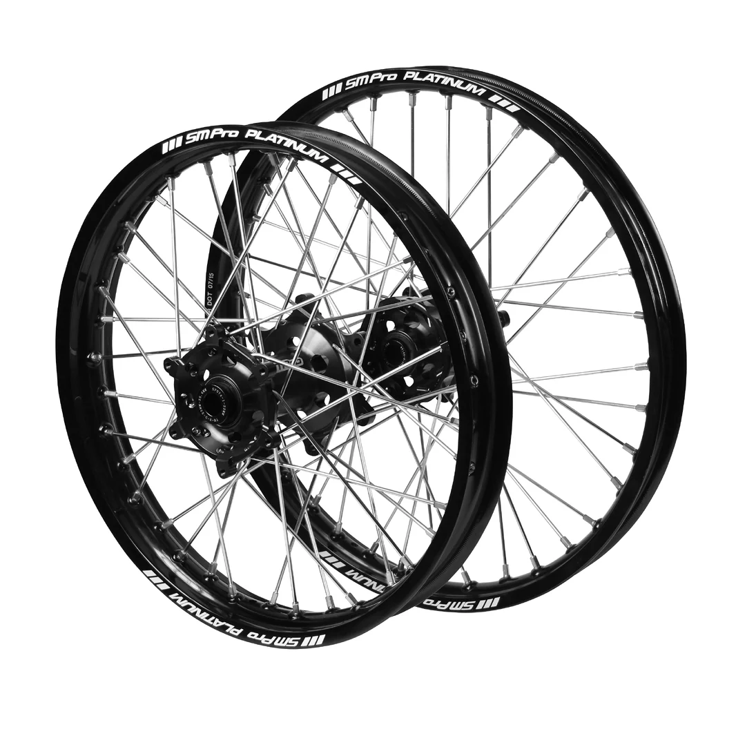 SM Pro Hubs / SM Pro Platinum Junior Rims Wheelset (17*1.40 / 14*1.60 OE) - Black