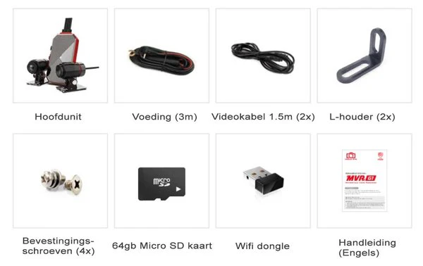 Gnet MVR G1 Pro Motorcycle Dash Camera - Image 8