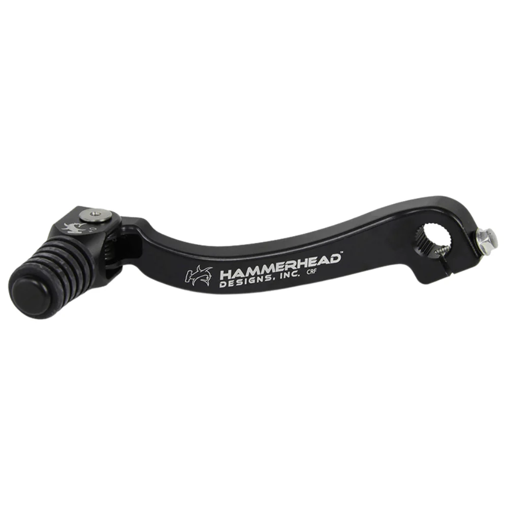 Hammerhead Honda Black Gear Lever With Customisable Rubber Tip CRF 250 R 2018 +15mm (boot size 13)